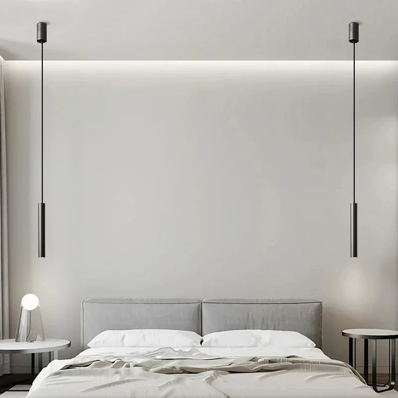 lustre led moderne en cuivre pour hôtel fil réglable - vue 4 sur 8