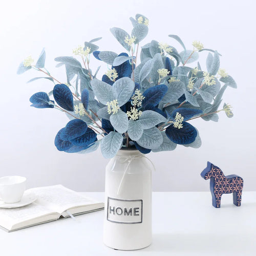 plantes artificielles eucalyptus avec fruits pour décoration moderne - vue 2 sur 12