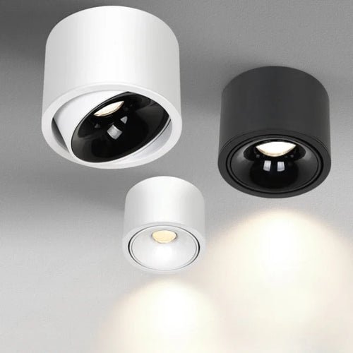spot réglable ultra-mince anti-éblouissement éclairage lumière led - vue 3 sur 9