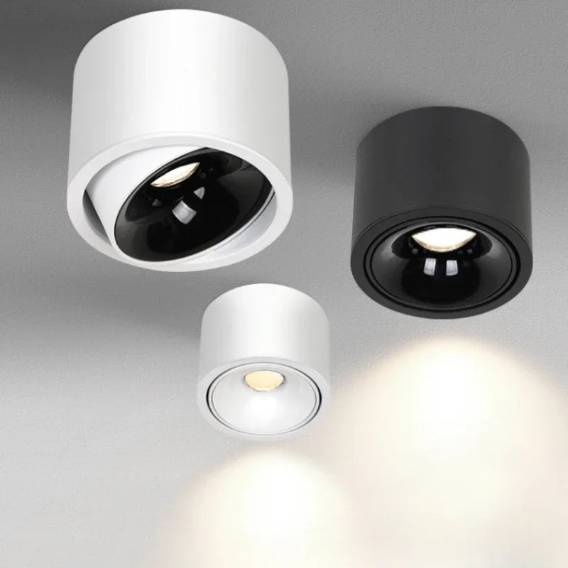 spot réglable ultra-mince anti-éblouissement éclairage lumière led - vue 3 sur 9