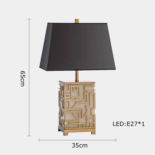 lampe de table rétro en tissu pour décoration intérieure - vue 22 sur 21