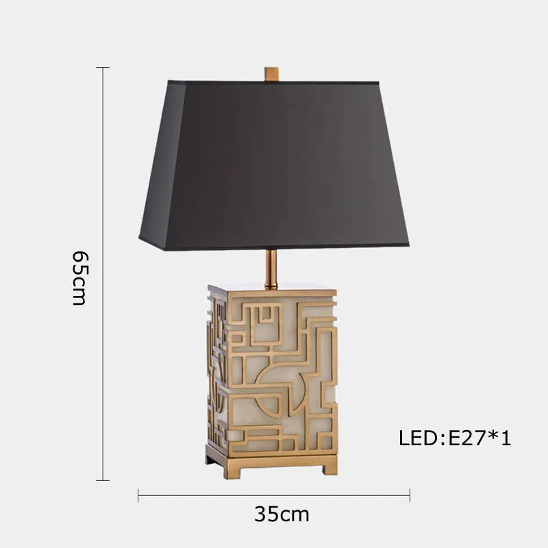 lampe de table rétro en tissu pour décoration intérieure - vue 21 sur 21