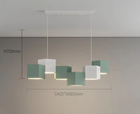 lustre moderne simple style nordique créatif prisme hexagonal éclairage intérieur
