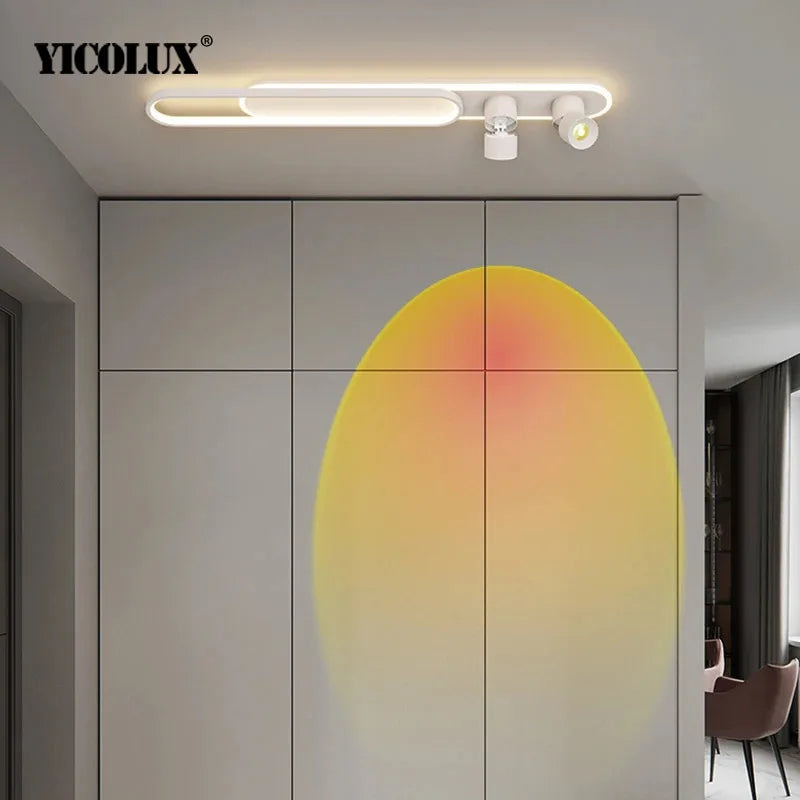plafonnier led moderne luminaire décoratif d'intérieur pour loft - vue 4 sur 14