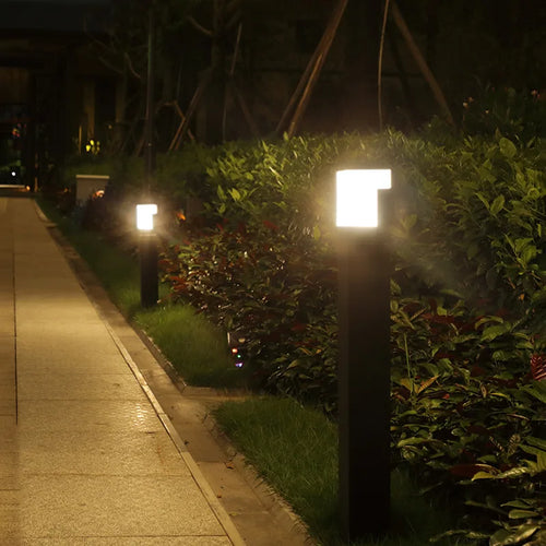 lampe extérieure moderne imperméable pour jardin et chemin - vue 2 sur 10