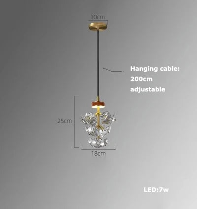 lustre moderne à LED pour un éclairage élégant et design - vue 7 sur 25