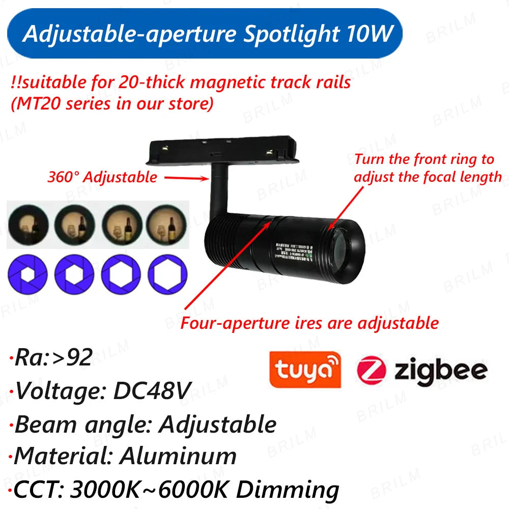 suspension zigbee3.0 intelligente avec lumière led moderne et connectivité - vue 2 sur 27
