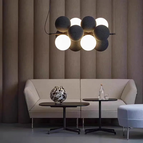 Abstracta – lustre LED à bulles - vue 3 sur 12