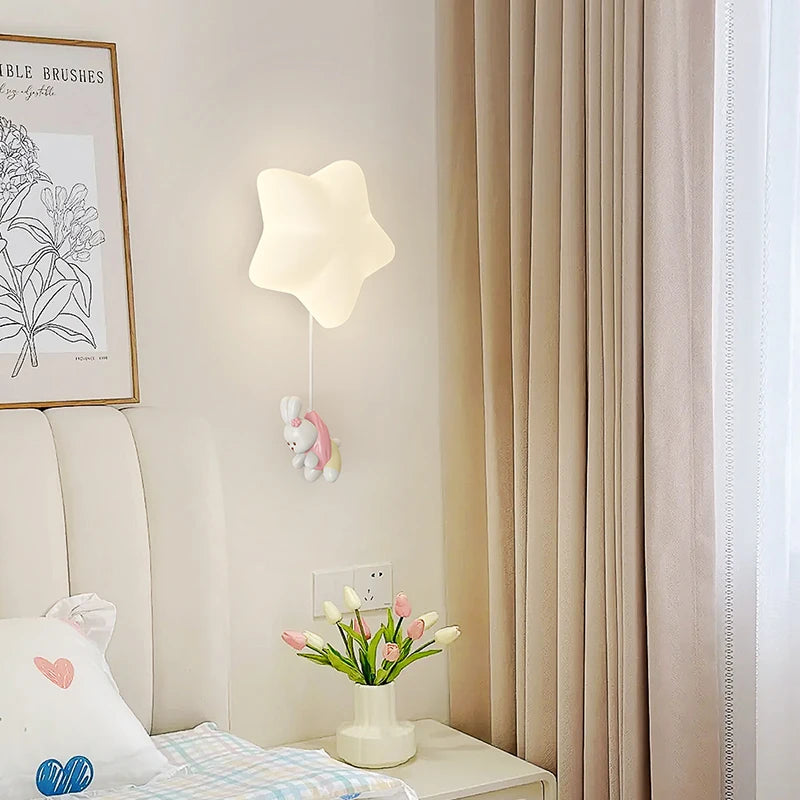 applique murale étoile animale romantique pour enfants - vue 3 sur 13
