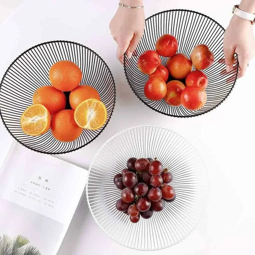 panier de rangement en métal pour outils et aliments - vue 5 sur 8