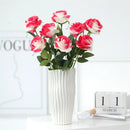 fleurs de roses artificielles en soie pour décorations romantiques
