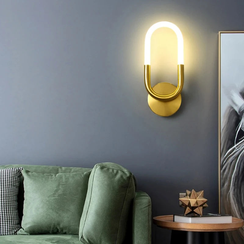 applique led luxe pour décoration intérieure maison - vue 4 sur 9