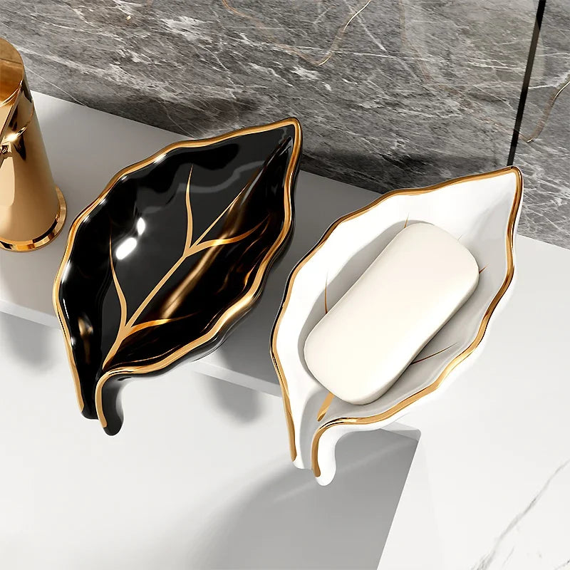 boîte à savon en céramique de luxe pour salle de bain - vue 2 sur 10