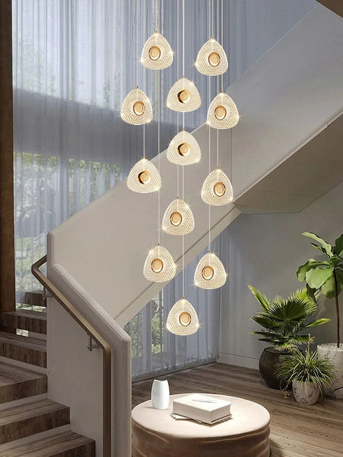 suspension design en acrylique pour intérieur moderne et loft - vue 3 sur 20