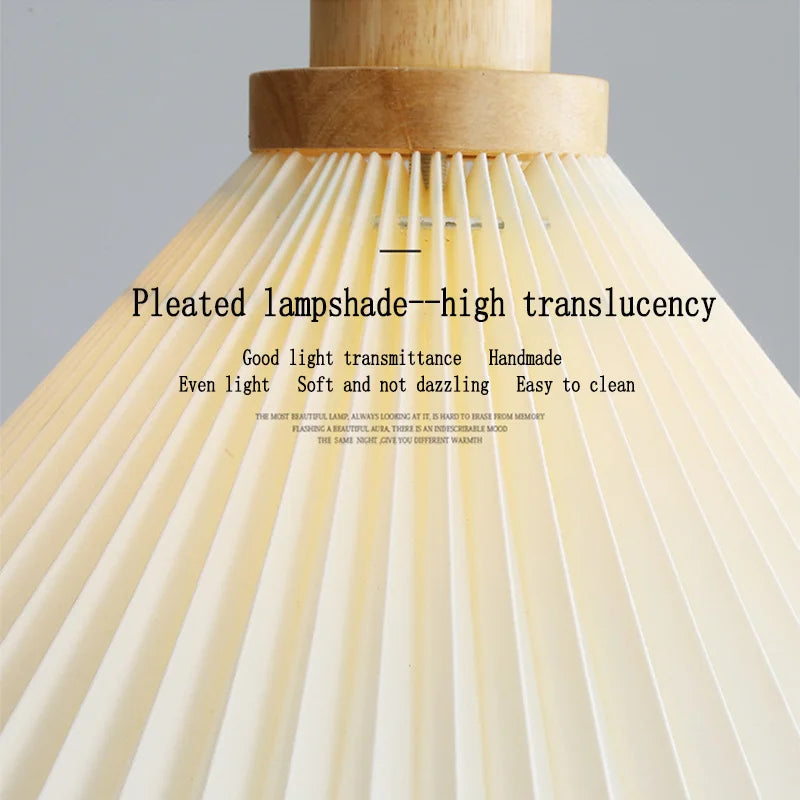 lustre suspendu moderne en bois pour décoration - vue 5 sur 10