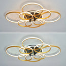 lustre moderne à LED pour décoration intérieure élégante