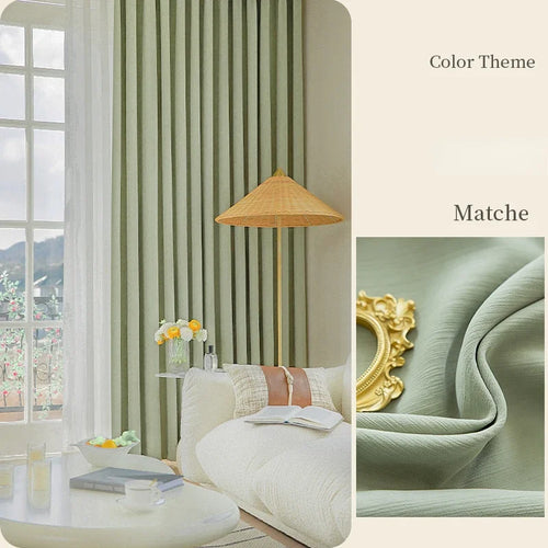 Rideau occultant moderne plissé pour salon et chambre - vue 8 sur 10
