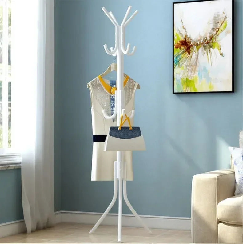 porte-manteau en métal avec 9 crochets pour vêtements et accessoires - vue 5 sur 12