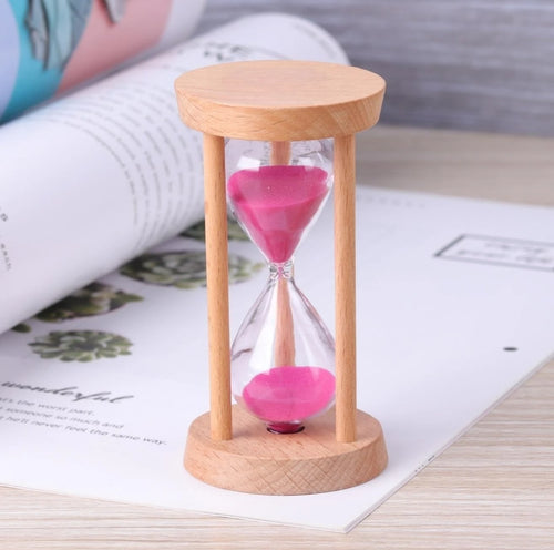 sablier en bois minuterie décorative pour enfants et anniversaires - vue 11 sur 12