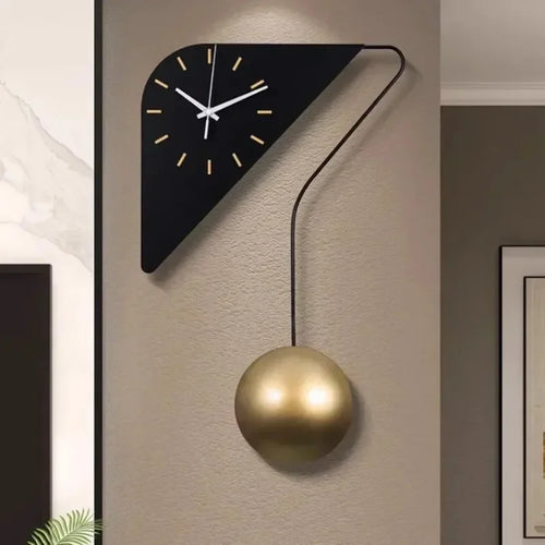 horloge murale en quartz design unique pour décoration intérieure - vue 4 sur 6