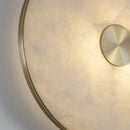 applique murale en marbre naturel espagnol éclairage luxe cuivre design créatif