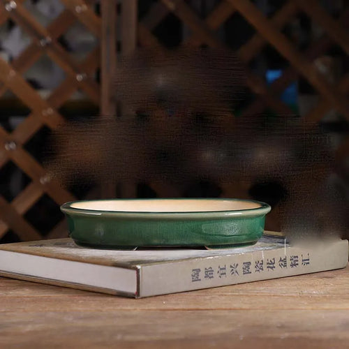 pot de fleurs rond en sable pour bonsaï rétro et succulentes - vue 14 sur 19