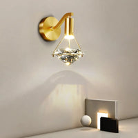 applique murale cuivre luxe minimaliste chambre lampe chevet 5w chaud