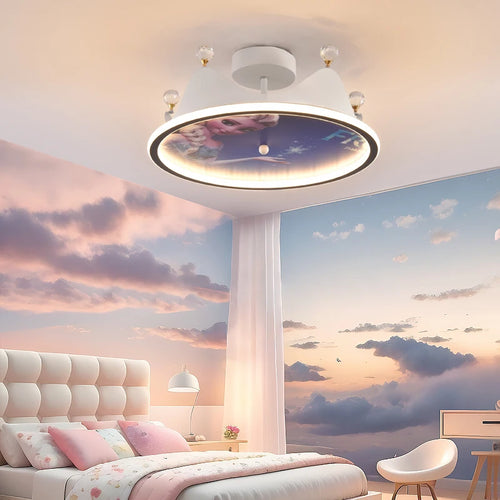 plafonnier protection des yeux princesse elsa pour enfants - vue 2 sur 9