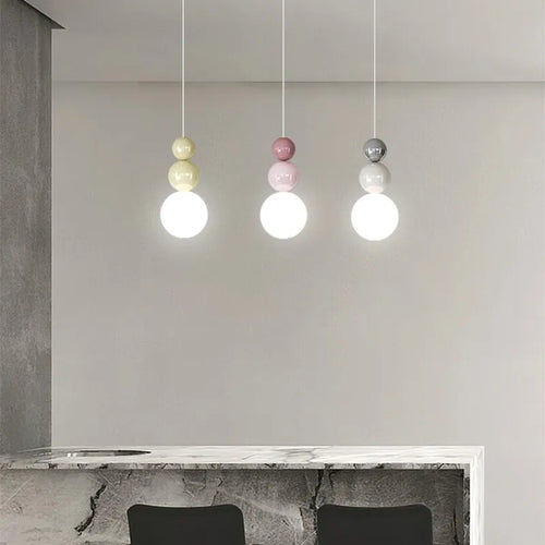 lampe led suspendue design nordique moderne luminaire décoratif d'intérieur - vue 3 sur 14