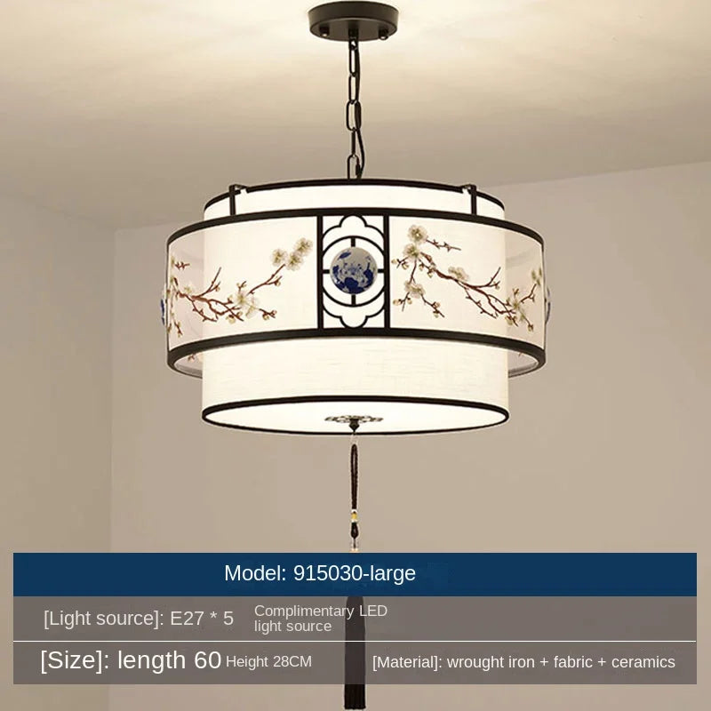 lustre rétro créatif pour éclairage intérieur de restaurant - vue 7 sur 9