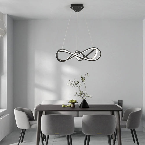 suspension design moderne avec télécommande et courbes élégantes - vue 5 sur 12