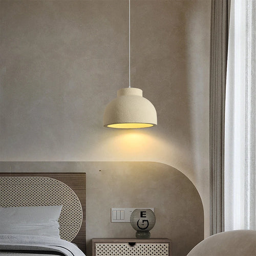 lampe pendante en ciment style wabi-sabi pour restaurant - vue 6 sur 10