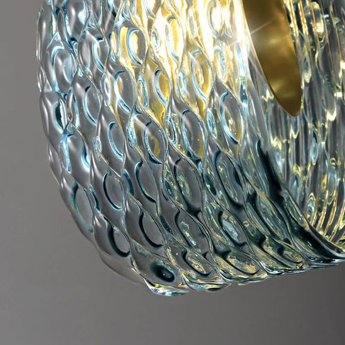 suspension en verre moderne petite lampe à main - vue 6 sur 8