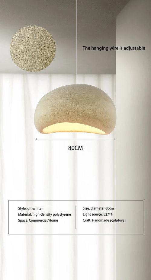 Suspension en polystyrène colorée aux formes arrondies design - vue 13 sur 18