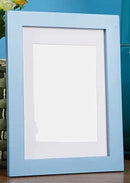 cadre photo en bois avec passe-partout pour montage mural