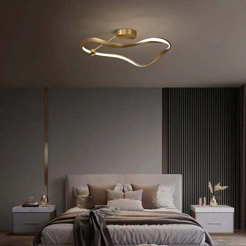 Plafonnier moderne à LEDs pour chambre salon salle à manger Restaurant nordique luxe décor à la maison - vue 5 sur 8