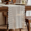 Chemin de table dentelle ajourée style vintage romantique