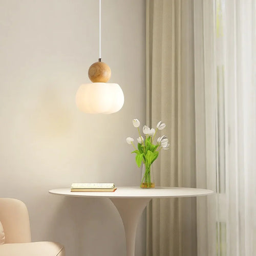 suspension en bois massif pour décoration intérieure moderne - vue 3 sur 10
