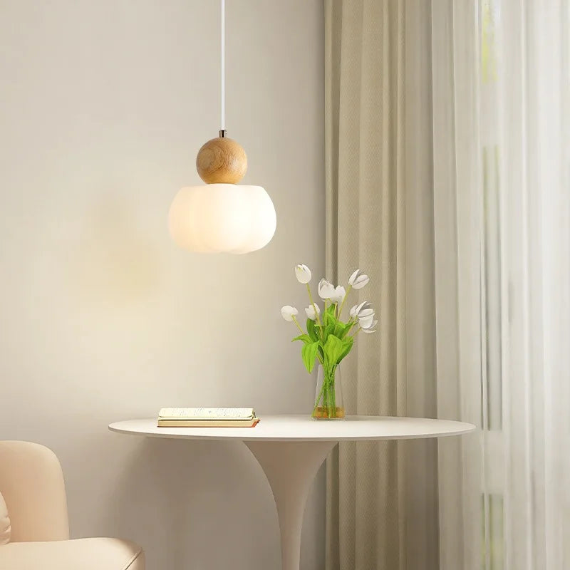 suspension en bois massif pour décoration intérieure moderne - vue 3 sur 10