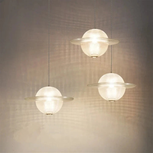 suspension en verre design pour cuisine restaurant et bar - vue 6 sur 12