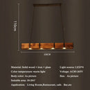 Style ancien américain Vintage grenier en bois suspension lampe salle à manger Bar Table magasin de vêtements industriel suspension Led éclairage