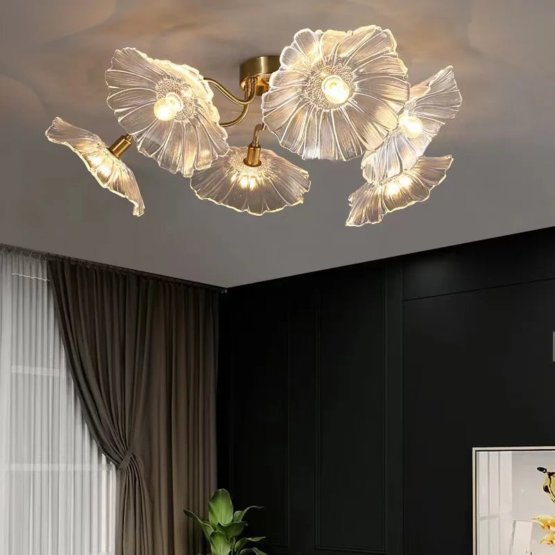 suspension moderne design nordique créatif floral élégant pour intérieur - vue 3 sur 14