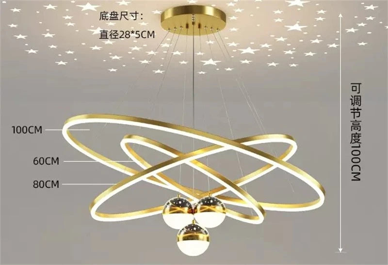 lustre led romantique projecteur de ciel étoilé avec télécommande - vue 15 sur 16