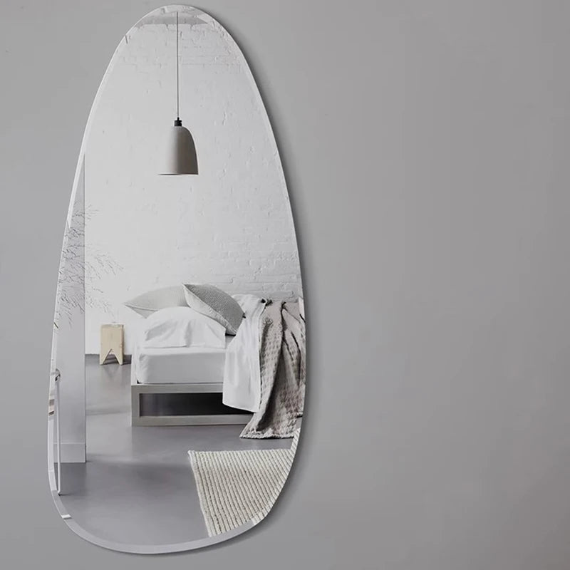 miroir moderne nordique grand pour décoration intérieure esthétique - vue 3 sur 9