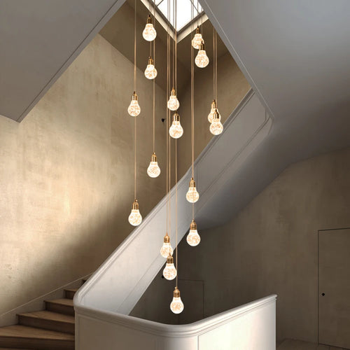lustre moderne en cristal pour décoration intérieure élégante - vue 5 sur 14