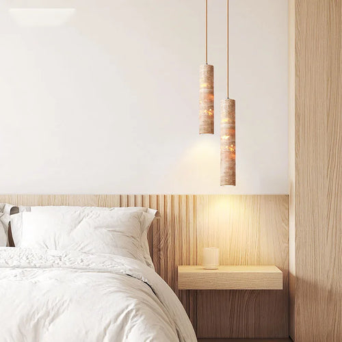 suspension design wabi-sabi en pierre pour ambiance moderne - vue 4 sur 14