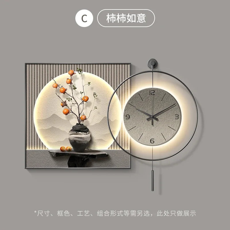 horloge murale au design unique et esthétique pour décoration moderne - vue 10 sur 12