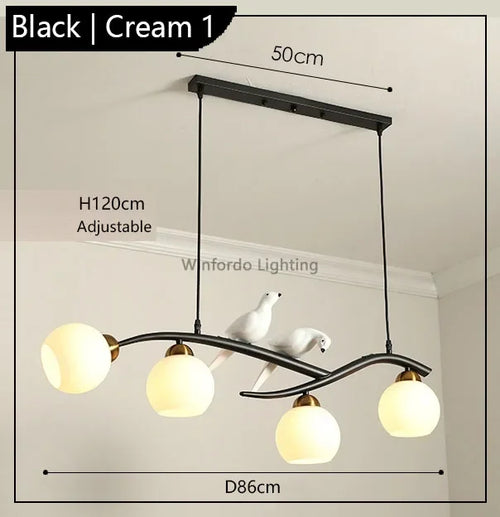 suspension design moderne forme oiseau scandinave décoratif winfordo - vue 13 sur 18