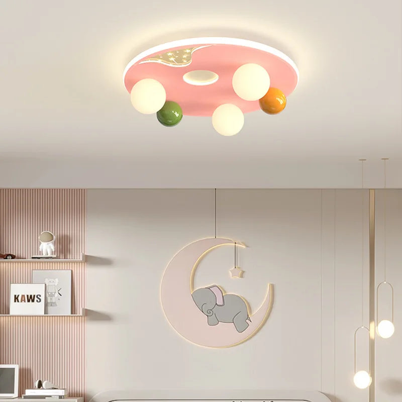 plafonnier boule à bulles moderne pour chambre d'enfant - vue 3 sur 8