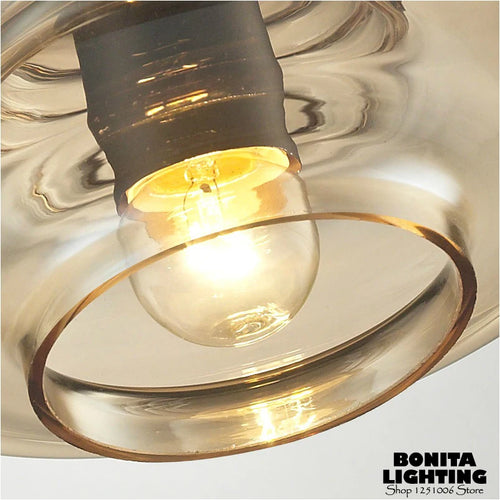 suspension moderne en verre transparent pour intérieur - vue 5 sur 11
